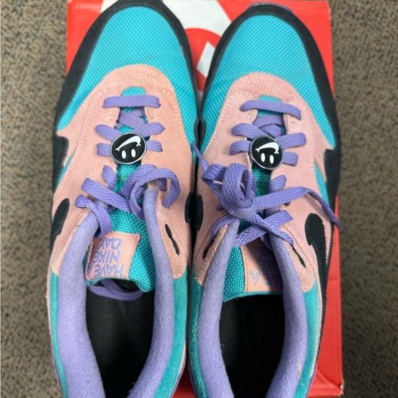 Nike Air Max 1 Have a Nike Day - Multicolor Sneakers - Black, Pink, Teal, Purple